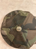 Trucker Hat Chrome Hearts CH Hollywood Camo USED