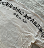 Long Sleeve Chrome Hearts Pocket Crew White USA