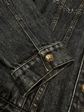 Denim Jacket Chrome Hearts Logo Washed Blue