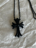 Pendant Chrome Hearts Cross Black Galaxy