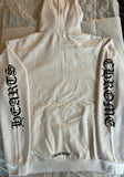 Hoodie Chrome Hearts Vertical Logo White Black