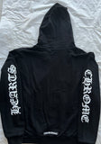 Zip Hoodie Chrome Hearts Vertical Logo Black