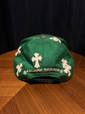 Hat Chrome Hearts CH logo Green Cross Patch