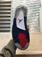 Jordan 4 Retro White Midnight Navy USED
