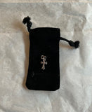 Pendant Chrome Hearts Baby Fat Silver Diamond