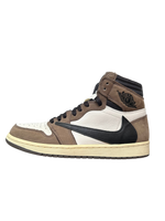 Jordan 1 High Travis Scott Cactus Jack Mocha USED