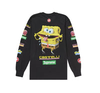 Supreme SpongeBob/Castelli Racing L/S Tee Black