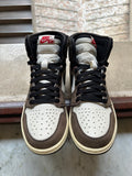 Jordan 1 High Travis Scott Cactus Jack Mocha USED