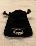 Ring Chrome Hearts Mini Floral Cross