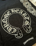 Long Sleeve Chrome Hearts Horeshoe Black