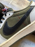 AIR JORDAN 1"Travis Scott - Medium Olive" USED