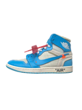 Jordan 1 Retro High Off-White University Blue UNC USED