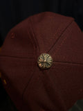 Hat Chrome Hearts CH logo Brown
