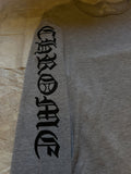 Long Sleeve Termal Chrome Hearts Grey Logo