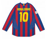 Long Sleeve Nike Barcelona 2005/06 Ronaldinho #10