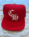 Hat Chrome Hearts CH logo Red LA Essential