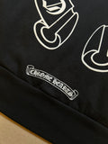 Crewneck Chrome Hearts Horeshoe Black