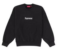 Box Logo Supreme Black Whased
