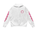 Hoodie Chrome Hearts Floreal Horeshoe Pink