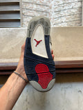 Jordan 4 Retro White Midnight Navy USED