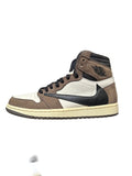 Jordan 1 High Travis Scott Cactus Jack Mocha USED