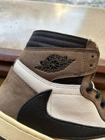 Jordan 1 High Travis Scott Cactus Jack Mocha USED