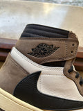 Jordan 1 High Travis Scott Cactus Jack Mocha USED