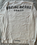Long Sleeve Chrome Hearts Pocket Crew White USA