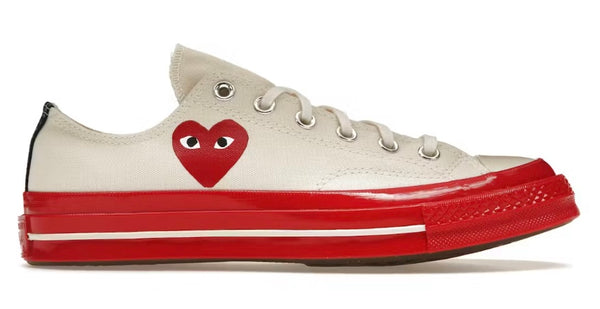 Converse Chunk Taylor All Star 70 Ox Comme des Garçons Play Red White
