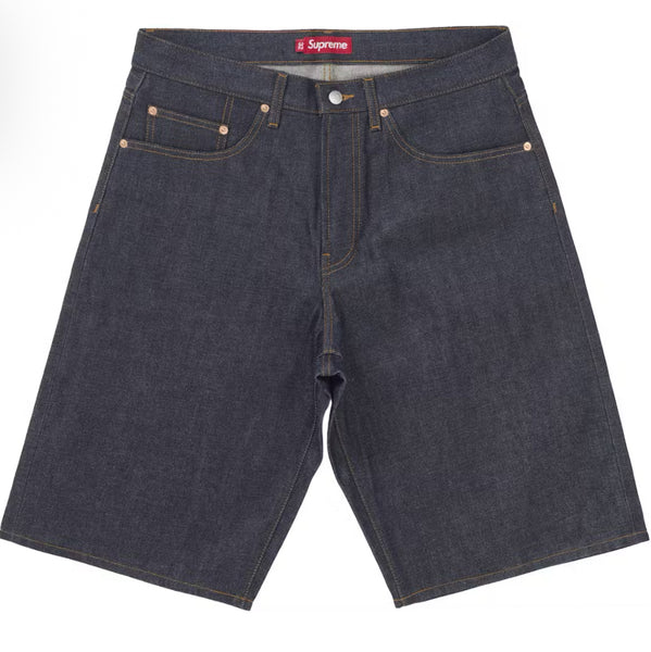 Supreme Rigid Baggy Selvedge Denim Short Indigo
