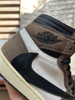 Jordan 1 High Travis Scott Cactus Jack Mocha USED