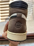 Jordan 1 High Travis Scott Cactus Jack Mocha USED