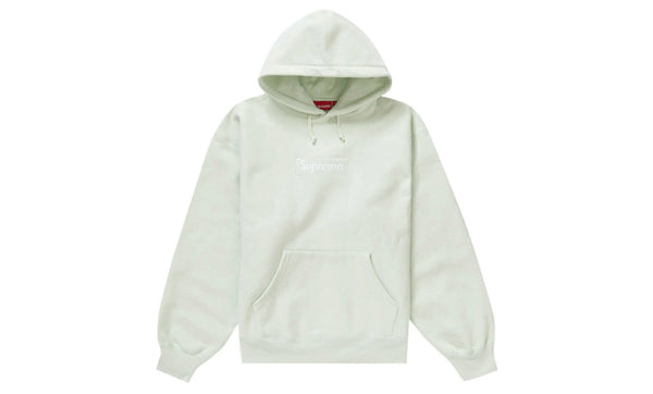 Supreme Box Logo Hooded Sweatshirt (FW23) Light Green