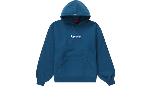 Supreme Box Logo Hooded Sweatshirt (FW23) Blue