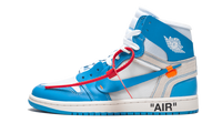 Jordan 1 Retro High Off-White University Blue UNC