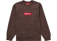 Supreme Box Logo Crewneck Brown (FW22)