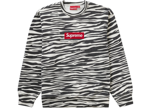 Supreme Box Logo Crewneck Zebra (FW22)