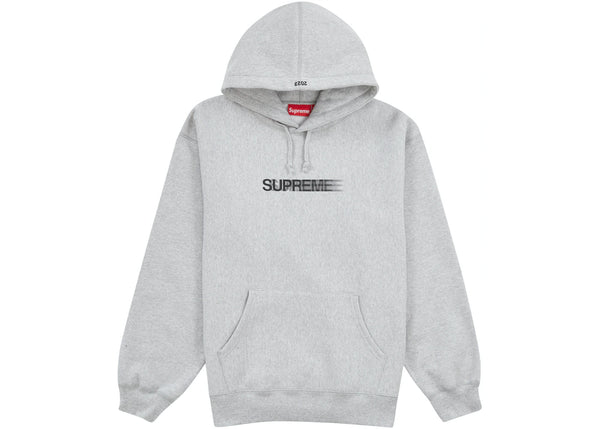 Supreme Motion Logo Hooded Sweatshirt (SS23) Heather Gray - SS23