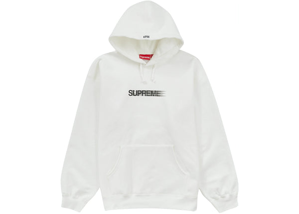 Supreme Motion Logo Hooded Sweatshirt (SS23) White - SS23