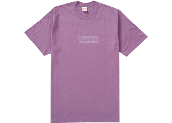 Supreme Tonal Box Logo Tee Dusty Purple