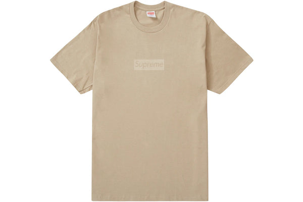 Supreme Tonal Box Logo Tee Khaki - SS23 - US